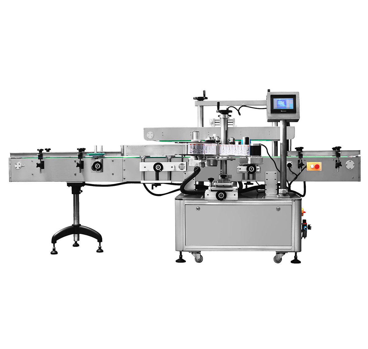 貴陽圓瓶雙側面貼標機