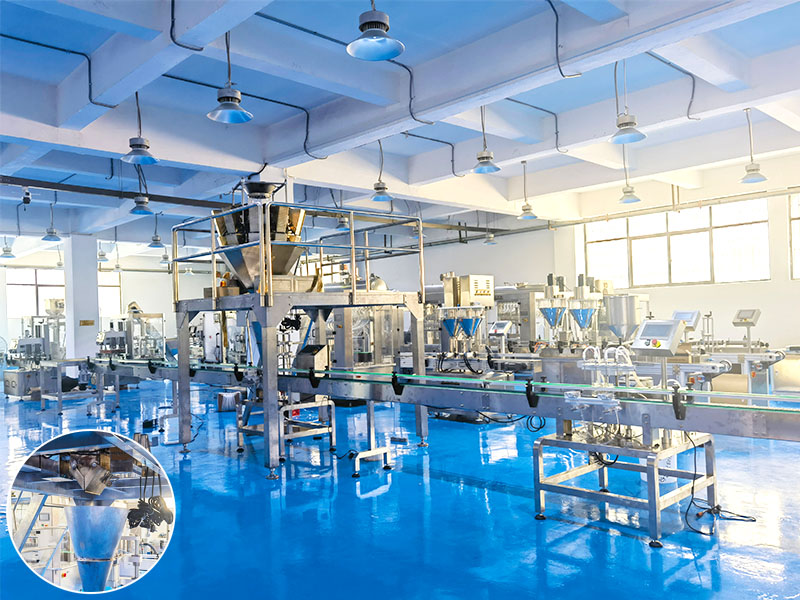 貴陽組合秤顆粒灌裝機(jī)加工流水線