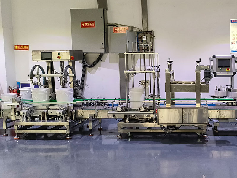 貴陽20L化工溶液灌裝機-25公斤透析液灌裝生產線